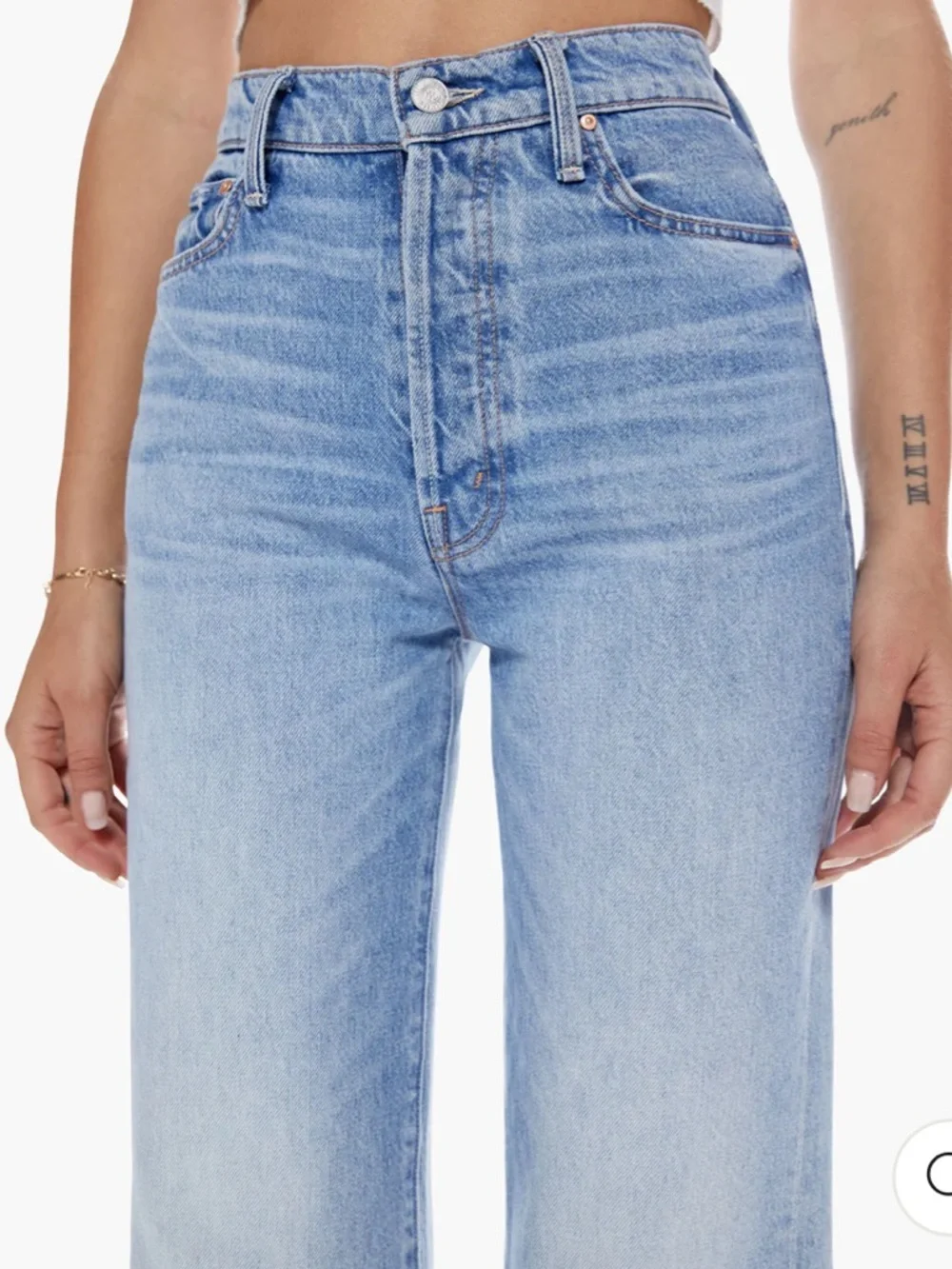 MOTHER Rambler Ankle Jeans - Picture 4 of 9